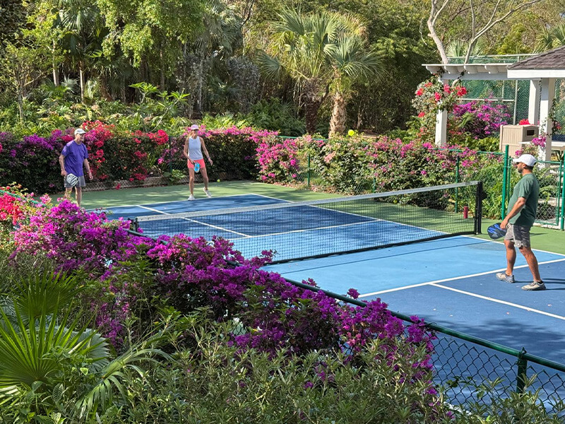 Pickleball courts at The Club at Windermere Island.